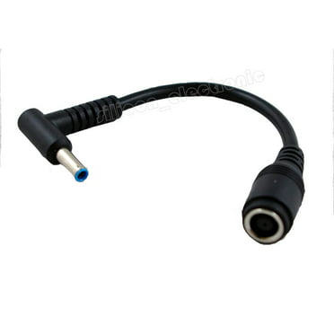 Black Color : Black ZQ House 5.5 x 2.1mm Female to 4.5 x 3.0mm Male Interfaces Power Adapter for Laptop Notebook Durable 